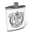 Personalised Leather Wrapped Hip Flask